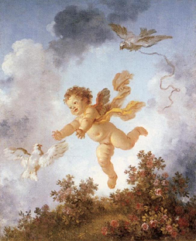 Jean-Honore Fragonard Pursuing a dove Germany oil painting art